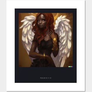 Black Female Angel Posters and Art